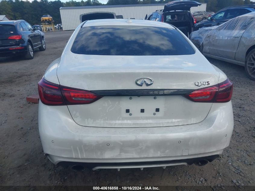 2024 Infiniti Q50 Red Sport 400 VIN: JN1FV7DP3RM660053 Lot: 40616858