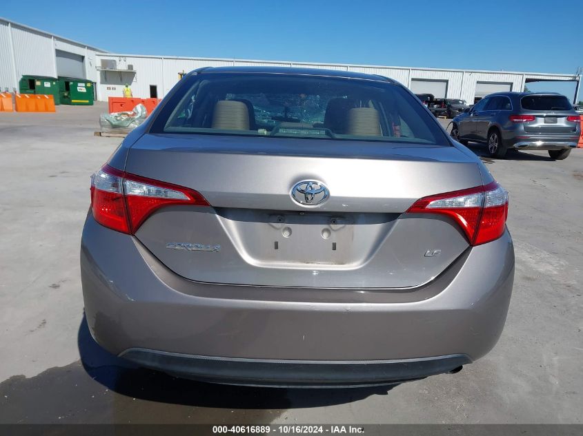 2015 Toyota Corolla Le VIN: 5YFBURHE1FP277157 Lot: 40616889