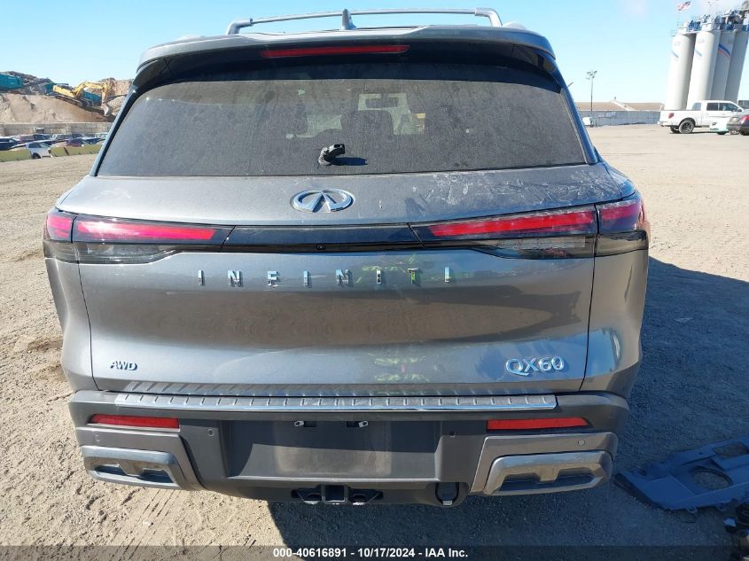 2023 Infiniti Qx60 Sensory Awd VIN: 5N1DL1GS7PC333208 Lot: 40616891