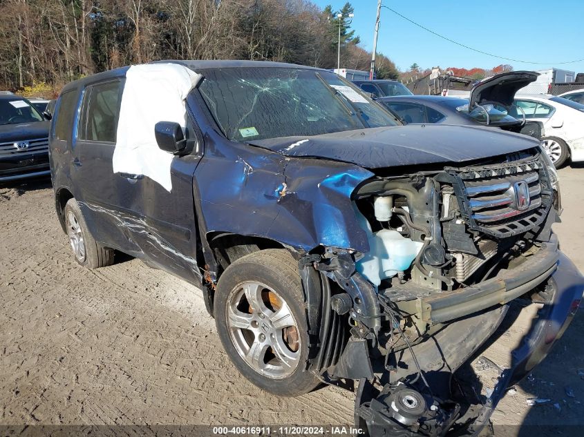 VIN 5FNYF4H47FB016836 2015 Honda Pilot, EX no.1