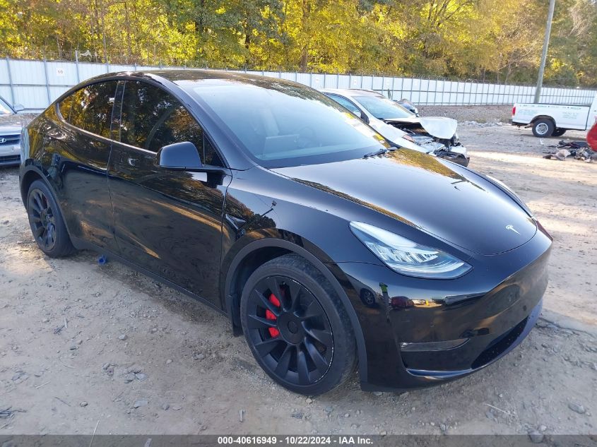 2022 TESLA MODEL Y LONG RANGE DUAL MOTOR ALL-WHEEL DRIVE - 7SAYGDEE0NF321512