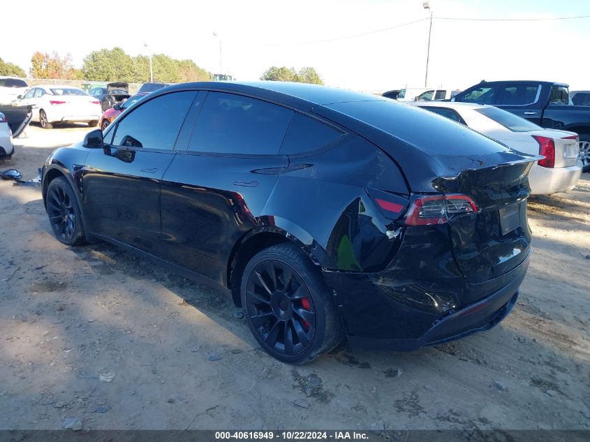 2022 TESLA MODEL Y LONG RANGE DUAL MOTOR ALL-WHEEL DRIVE - 7SAYGDEE0NF321512