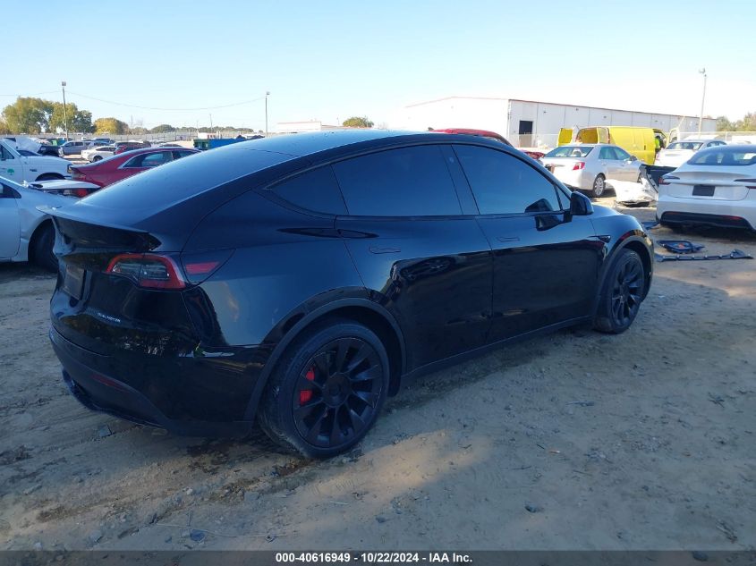 2022 TESLA MODEL Y LONG RANGE DUAL MOTOR ALL-WHEEL DRIVE - 7SAYGDEE0NF321512