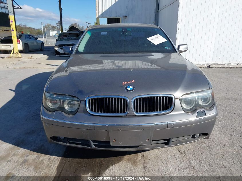 2004 BMW 745 Li VIN: WBAGN63564DS53328 Lot: 40616995