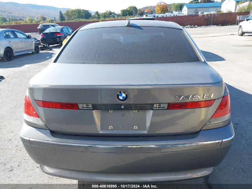 2004 BMW 745 Li VIN: WBAGN63564DS53328 Lot: 40616995