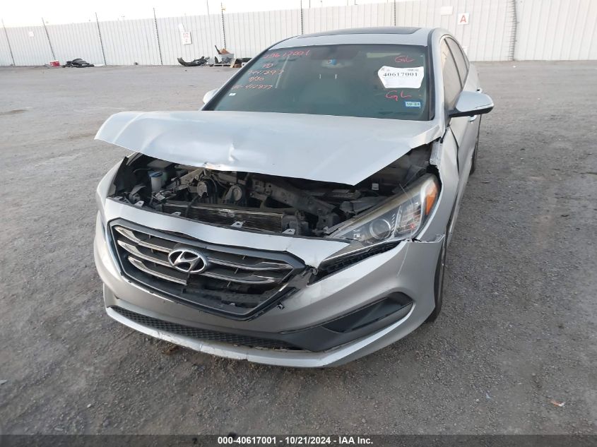 2016 Hyundai Sonata Sport VIN: 5NPE34AF4GH412877 Lot: 40617001