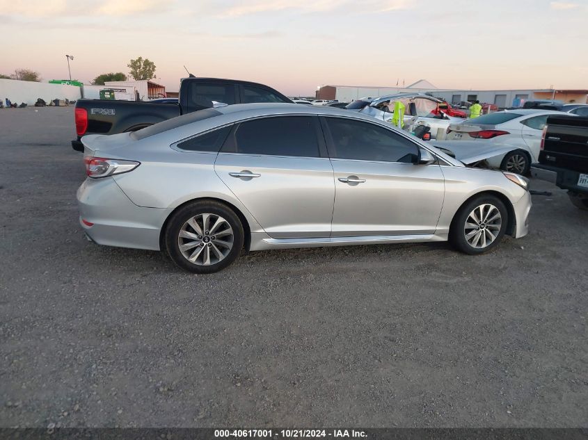 2016 Hyundai Sonata Sport VIN: 5NPE34AF4GH412877 Lot: 40617001