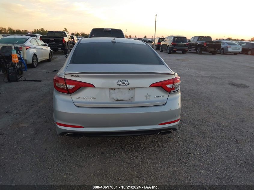 2016 Hyundai Sonata Sport VIN: 5NPE34AF4GH412877 Lot: 40617001