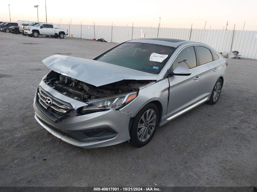 2016 Hyundai Sonata Sport VIN: 5NPE34AF4GH412877 Lot: 40617001