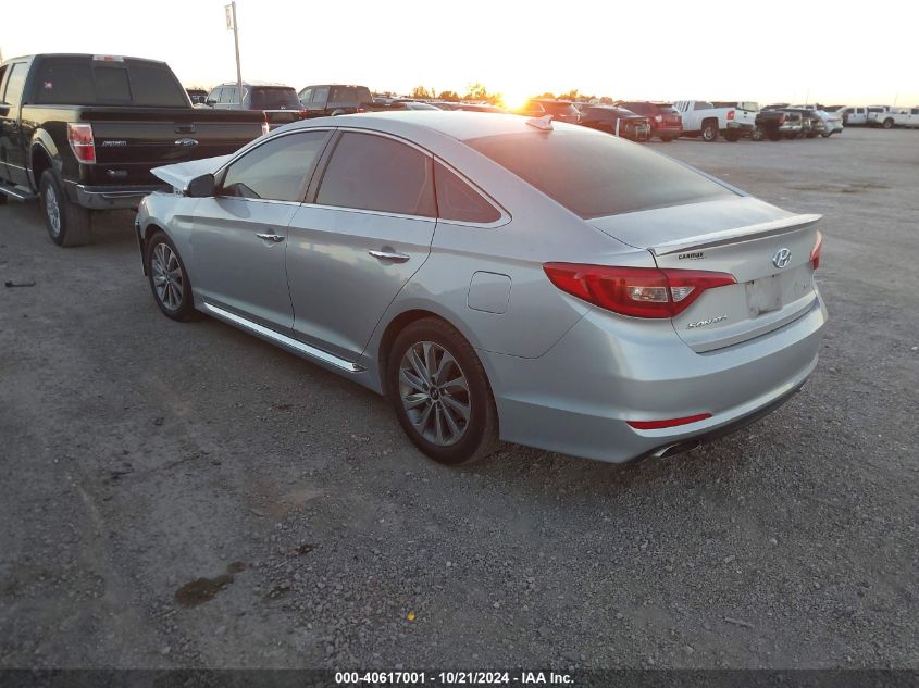 2016 Hyundai Sonata Sport VIN: 5NPE34AF4GH412877 Lot: 40617001