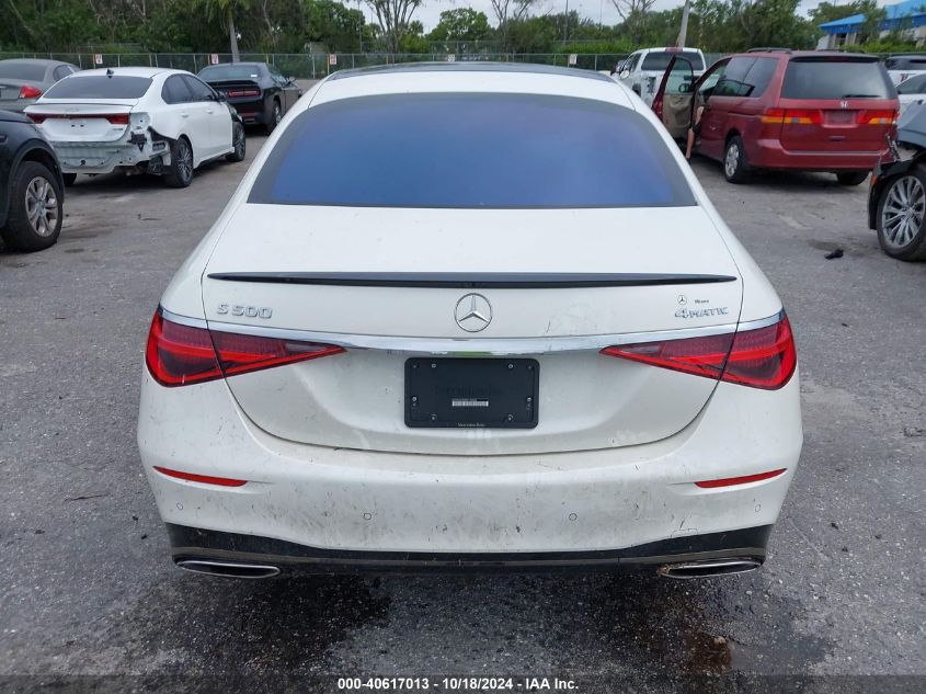 2023 Mercedes-Benz S 500 4Matic VIN: W1K6G6DB2PA210890 Lot: 40617013