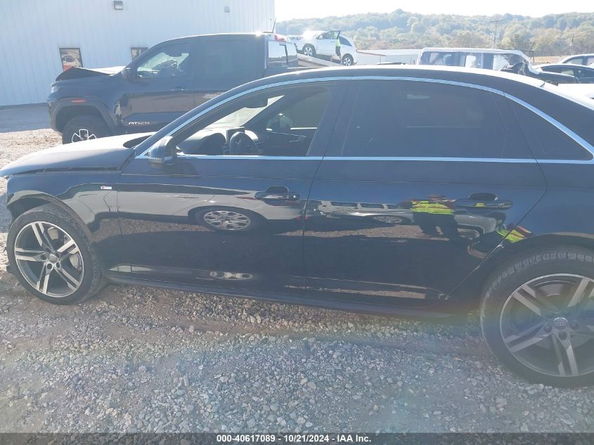 2018 Audi A4 Premium Plus VIN: WAUENAF46JN000187 Lot: 40617089