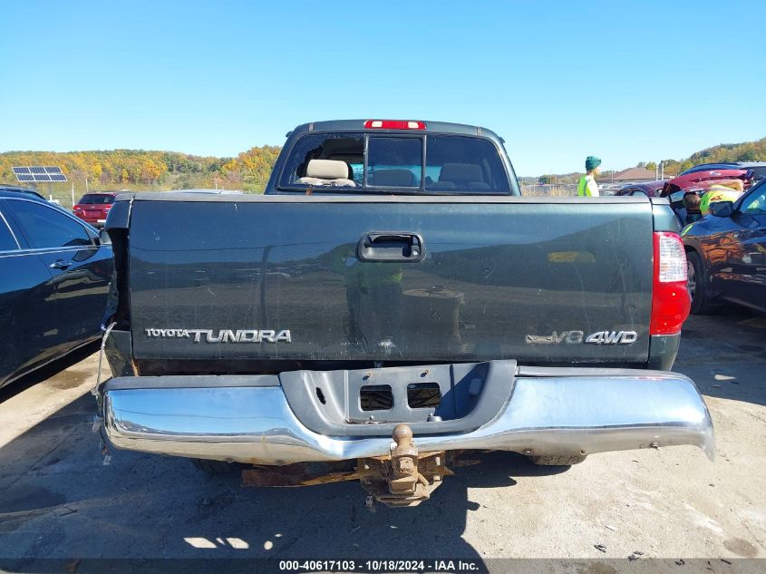 2005 Toyota Tundra Sr5 V8 VIN: 5TBBT44135S470434 Lot: 40617103