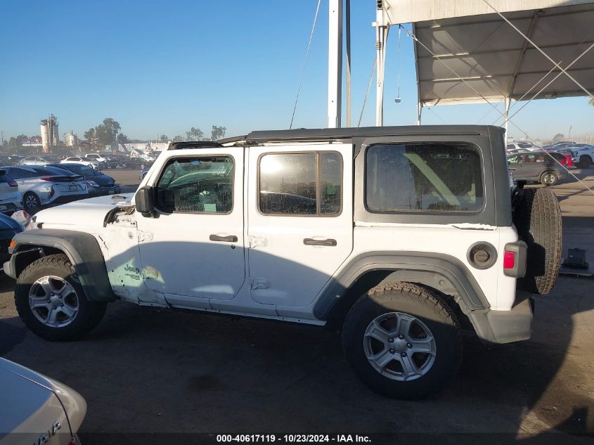 2018 Jeep Wrangler Unlimited Sport S 4X4 VIN: 1C4HJXDG8JW134740 Lot: 40617119