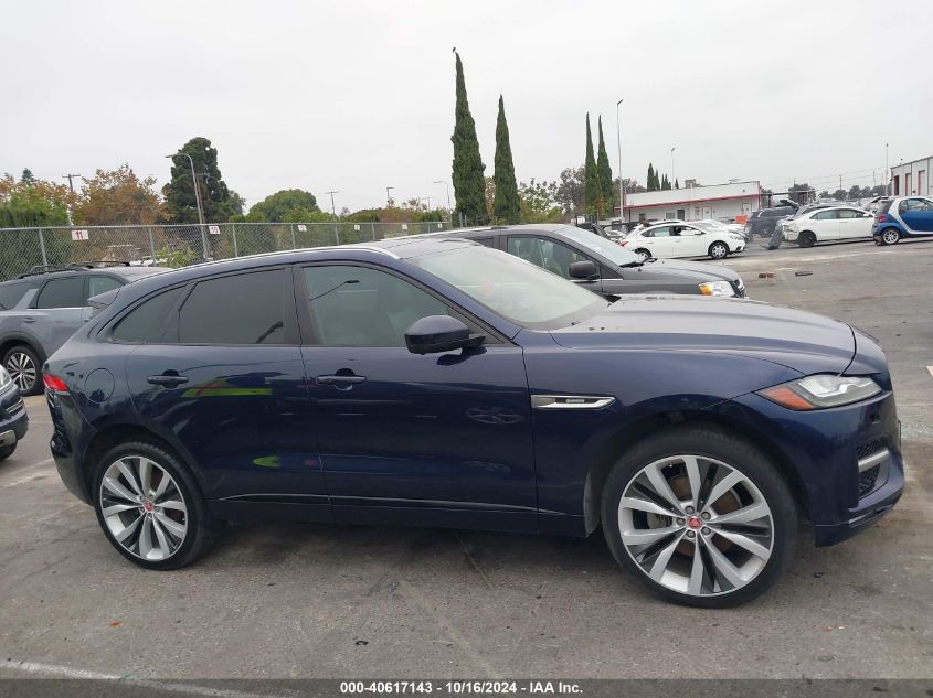 VIN SADCL2EV9JA243665 2018 JAGUAR F-PACE 35T R-SPORT