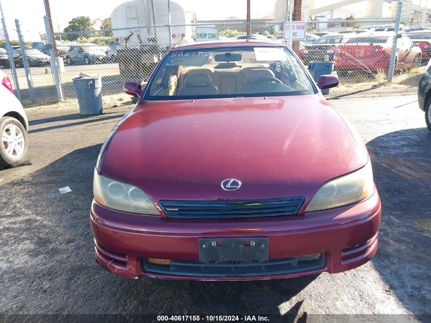 1996 Lexus Es 300 VIN: JT8BF12G9T0144656 Lot: 40617155