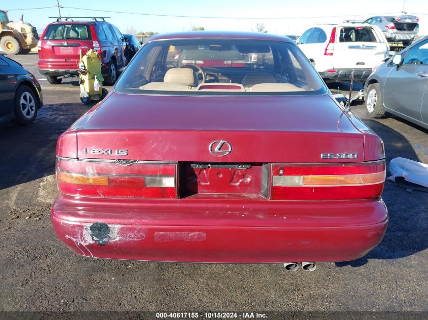 1996 Lexus Es 300 VIN: JT8BF12G9T0144656 Lot: 40617155