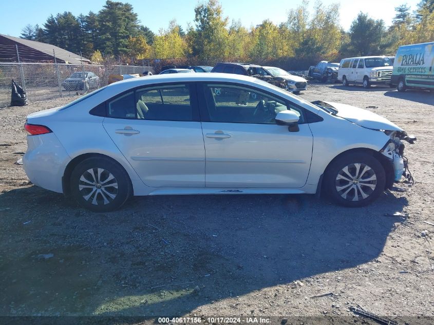 2022 Toyota Corolla Hybrid Le VIN: JTDEAMDE0N3006399 Lot: 40617156