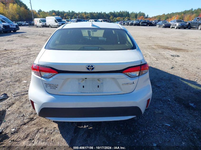 2022 Toyota Corolla Hybrid Le VIN: JTDEAMDE0N3006399 Lot: 40617156