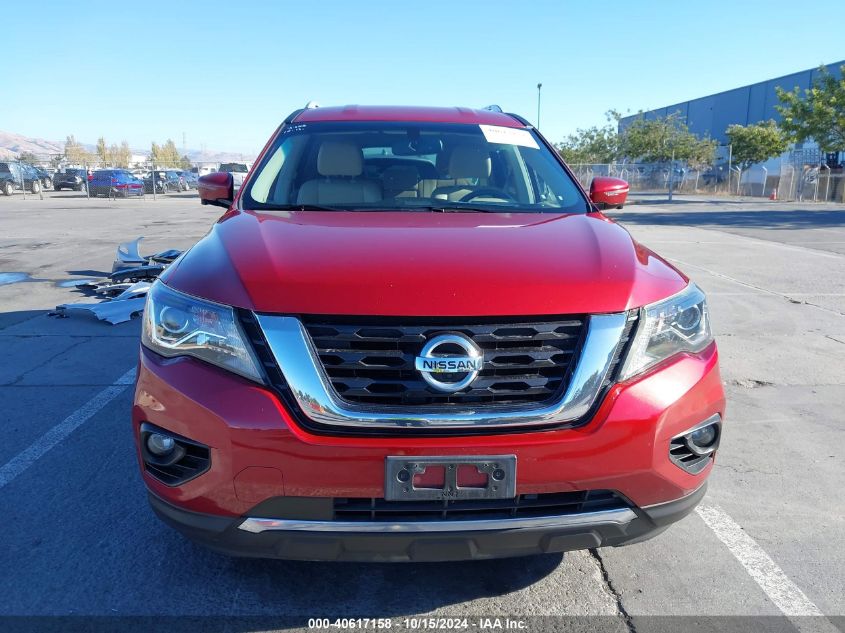 2017 Nissan Pathfinder Sl VIN: 5N1DR2MN6HC608491 Lot: 40617158