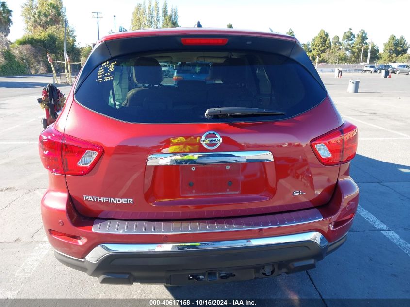 2017 Nissan Pathfinder Sl VIN: 5N1DR2MN6HC608491 Lot: 40617158