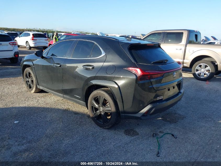 VIN JTHP9JBH6M2047667 2021 Lexus UX 250H no.3