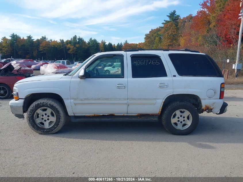 2005 Chevrolet Tahoe Lt VIN: 1GNEK13Z45R276398 Lot: 40617265