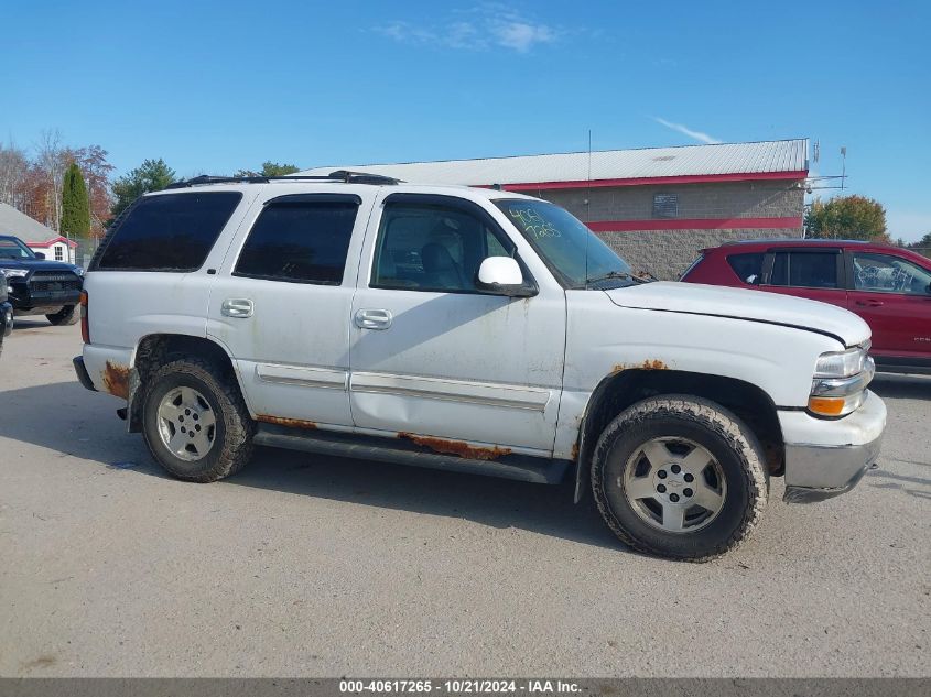 2005 Chevrolet Tahoe Lt VIN: 1GNEK13Z45R276398 Lot: 40617265