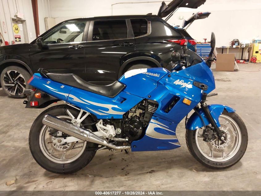 2007 Kawasaki Ex250 F VIN: JKAEXMF197DA42286 Lot: 40617277