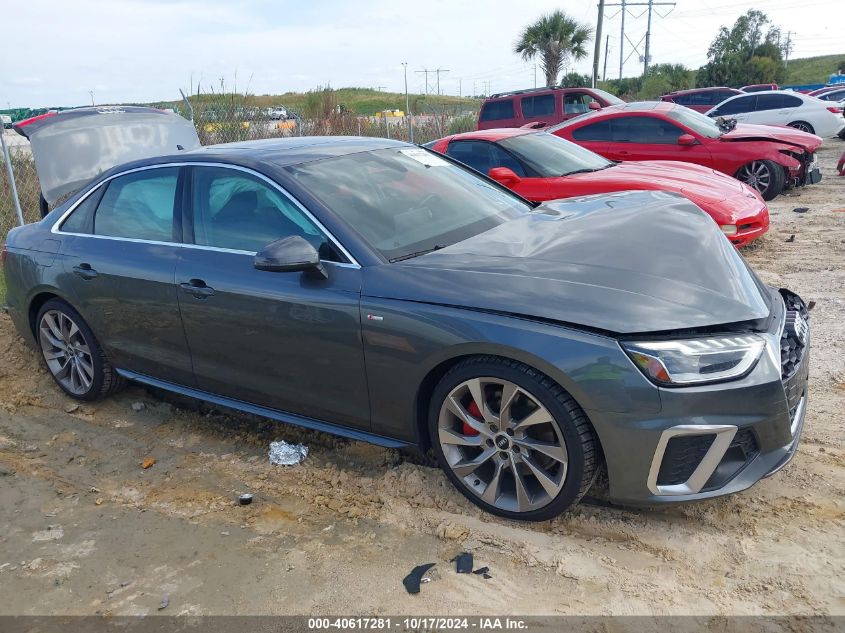 2020 Audi A4 Premium Plus 45 Tfsi Quattro S Tronic VIN: WAUENAF41LN010189 Lot: 40617281