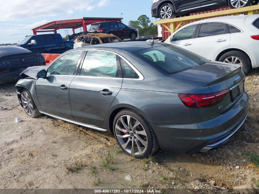 2020 Audi A4 Premium Plus 45 Tfsi Quattro S Tronic VIN: WAUENAF41LN010189 Lot: 40617281