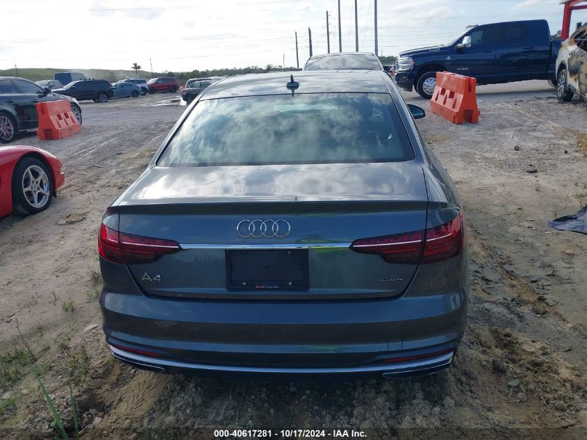 2020 AUDI A4 PREMIUM PLUS 45 TFSI QUATTRO S TRONIC - WAUENAF41LN010189
