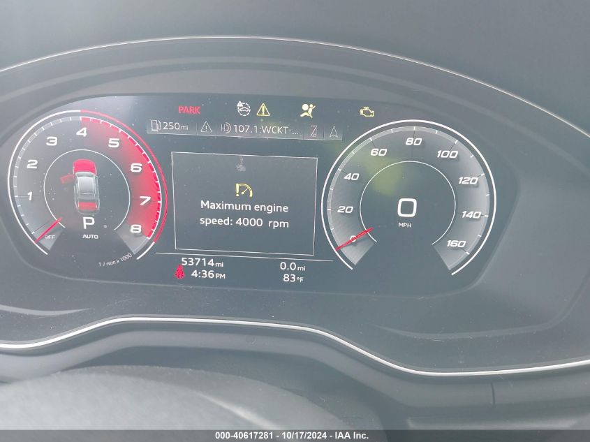 2020 AUDI A4 PREMIUM PLUS 45 TFSI QUATTRO S TRONIC - WAUENAF41LN010189