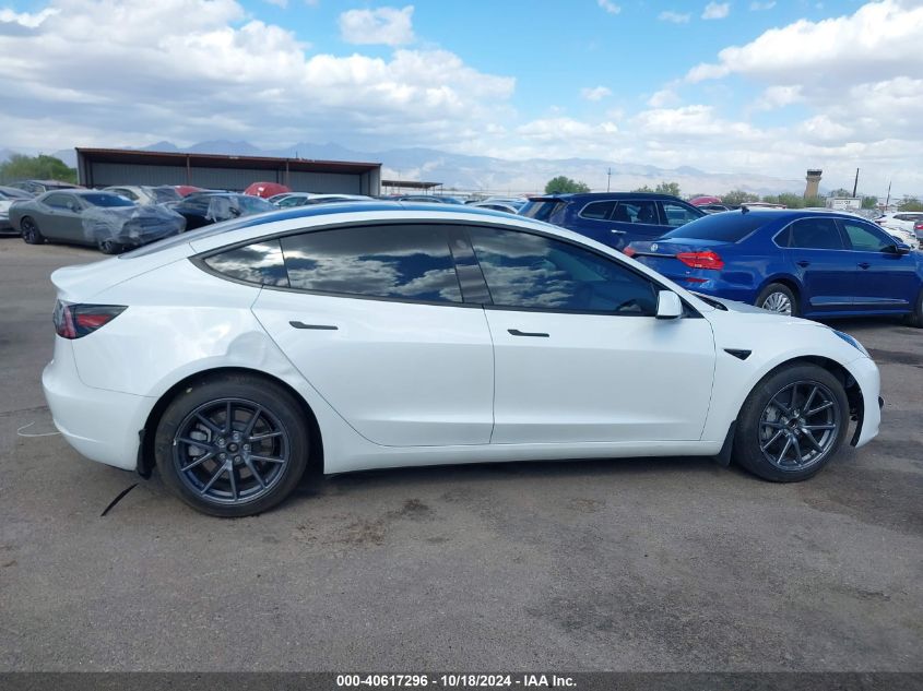 2023 Tesla Model 3 Rear-Wheel Drive VIN: 5YJ3E1EA1PF577816 Lot: 40617296