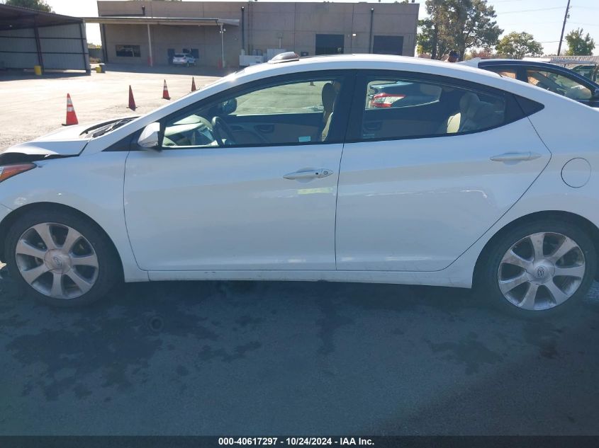 2013 Hyundai Elantra Limited VIN: 5NPDH4AE3DH380911 Lot: 40617297