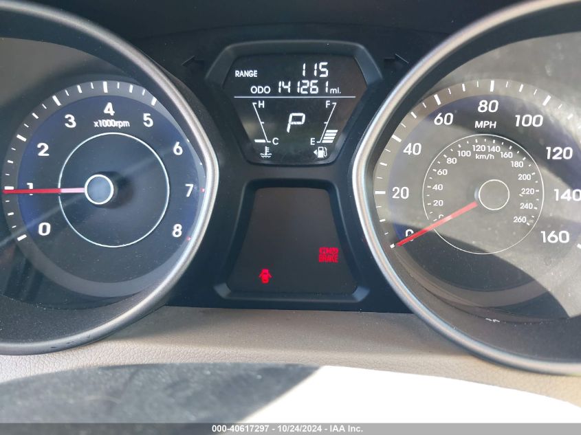 2013 Hyundai Elantra Limited VIN: 5NPDH4AE3DH380911 Lot: 40617297