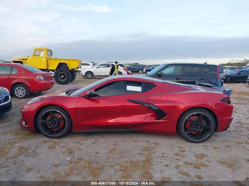 2022 Chevrolet Corvette Stingray Rwd 3Lt VIN: 1G1YC2D43N5114709 Lot: 40617306