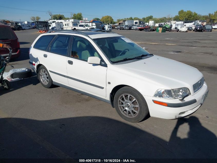 2002 Volvo V40 A VIN: YV1VW29522F813820 Lot: 40617318