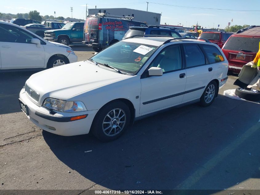 2002 Volvo V40 A VIN: YV1VW29522F813820 Lot: 40617318