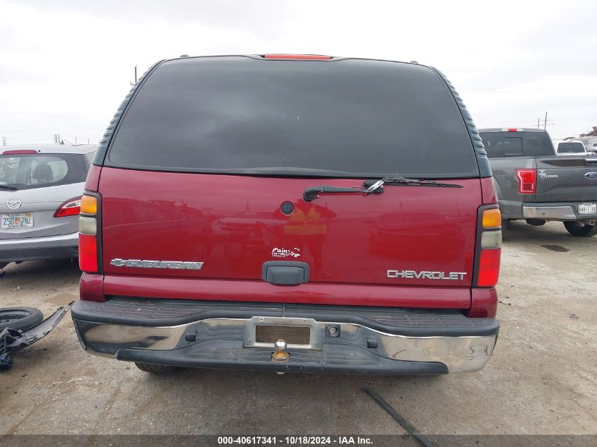 2004 Chevrolet Suburban 1500 Ls VIN: 3GNEC16Z64G287779 Lot: 40617341