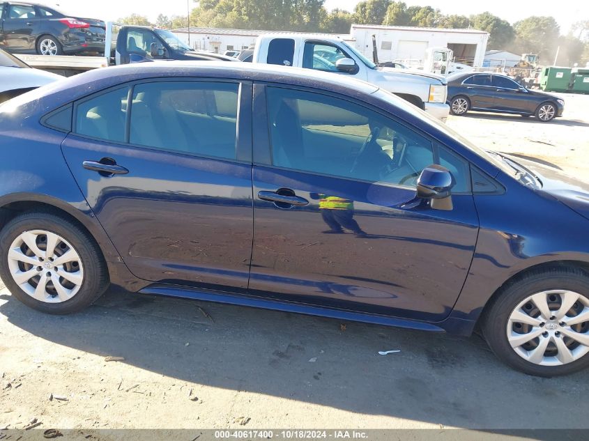 2021 Toyota Corolla Le VIN: JTDEPMAE6MJ180457 Lot: 40617400