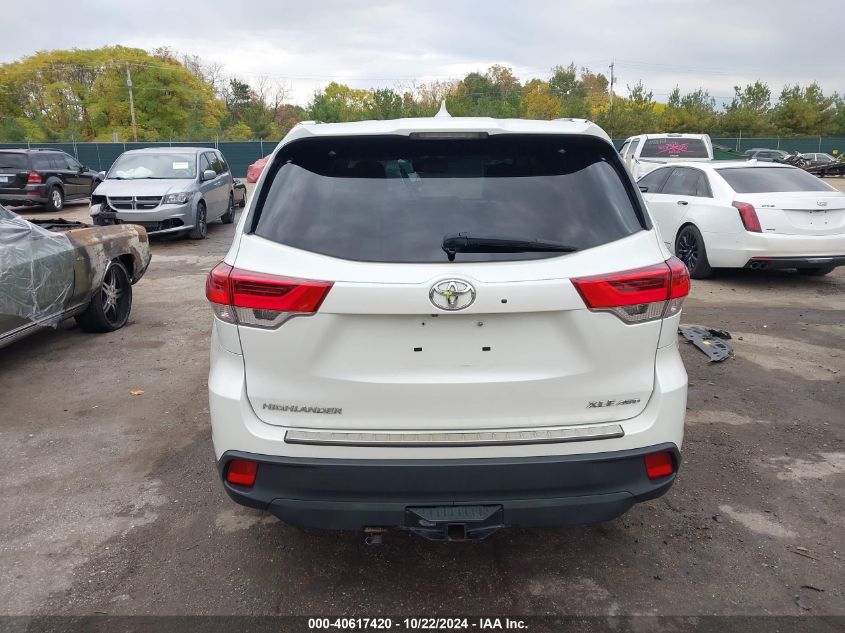 2019 TOYOTA HIGHLANDER XLE - 5TDJZRFH6KS562772