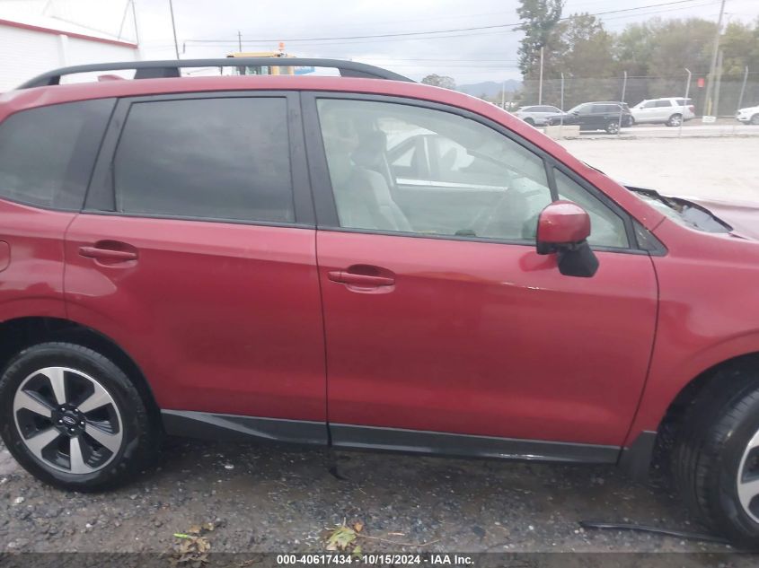 2018 Subaru Forester 2.5I Premium VIN: JF2SJAGC8JH535061 Lot: 40617434