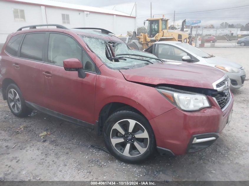 2018 Subaru Forester 2.5I Premium VIN: JF2SJAGC8JH535061 Lot: 40617434