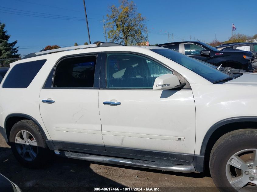 2010 GMC Acadia Sle VIN: 1GKLRLED6AJ155121 Lot: 40617466