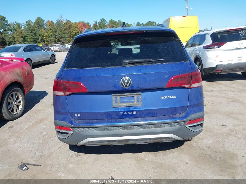 2022 Volkswagen Taos 1.5T Se VIN: 3VVLX7B29NM079237 Lot: 40617473