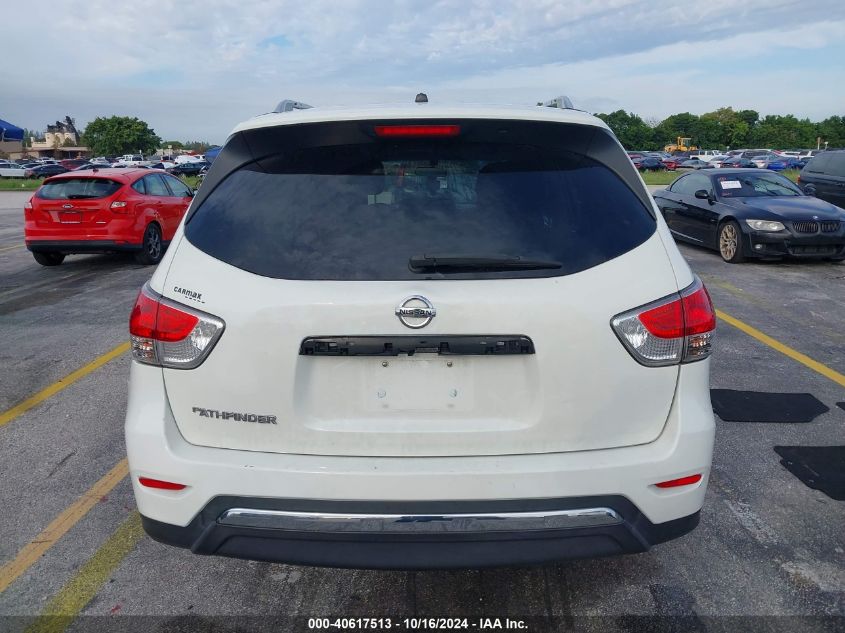 2016 Nissan Pathfinder S VIN: 5N1AR2MN9GC600452 Lot: 42592113