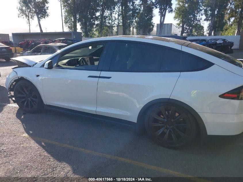 2023 Tesla Model X Plaid Tri Motor All-Wheel Drive VIN: 7SAXCBE64PF374415 Lot: 40617565