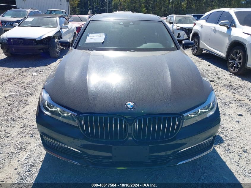 2019 BMW 740I VIN: WBA7E2C52KB216696 Lot: 40617584