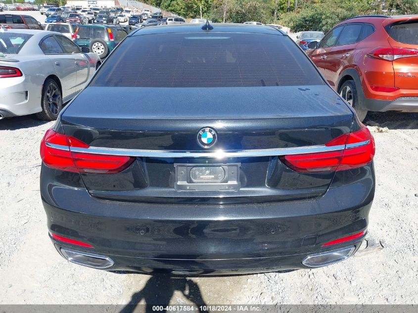 2019 BMW 740I VIN: WBA7E2C52KB216696 Lot: 40617584